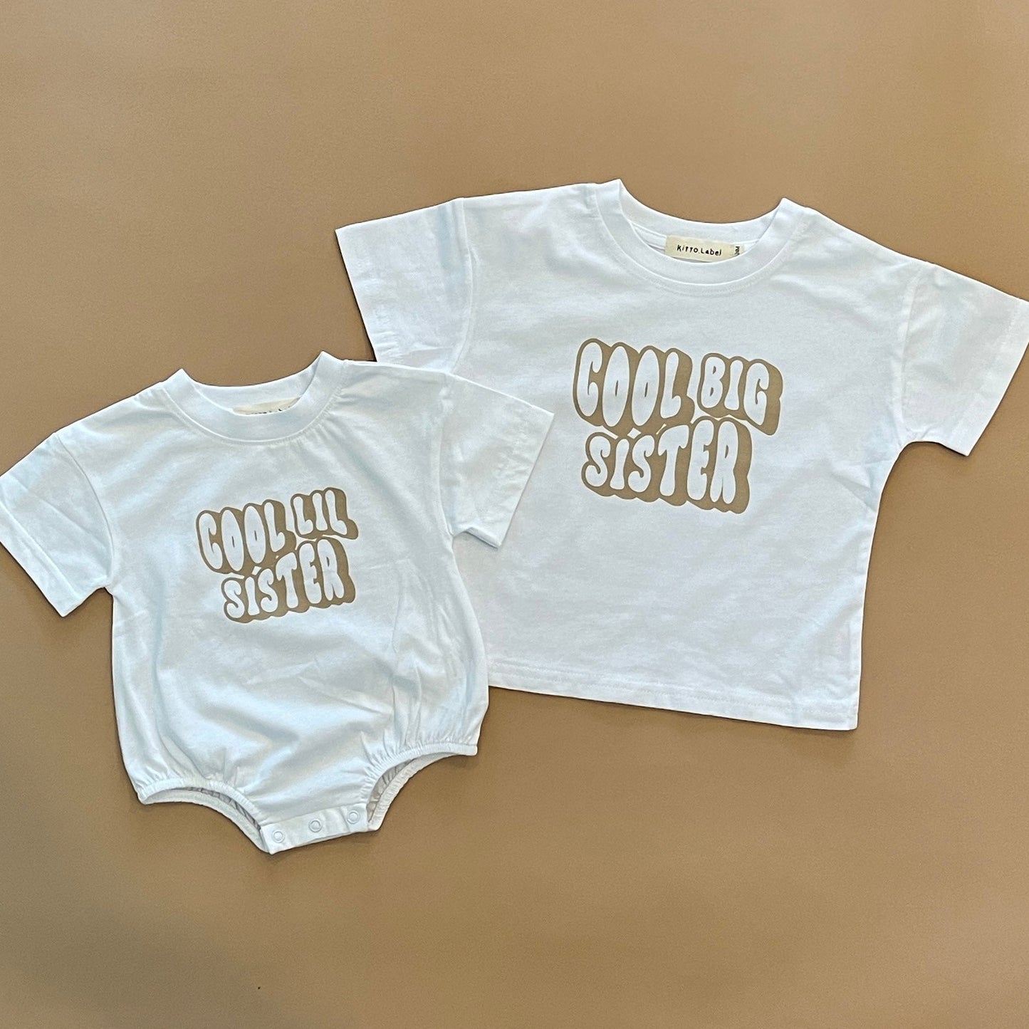 Cool Lil Sister Bubble Onesie - 100% Organic Cotton