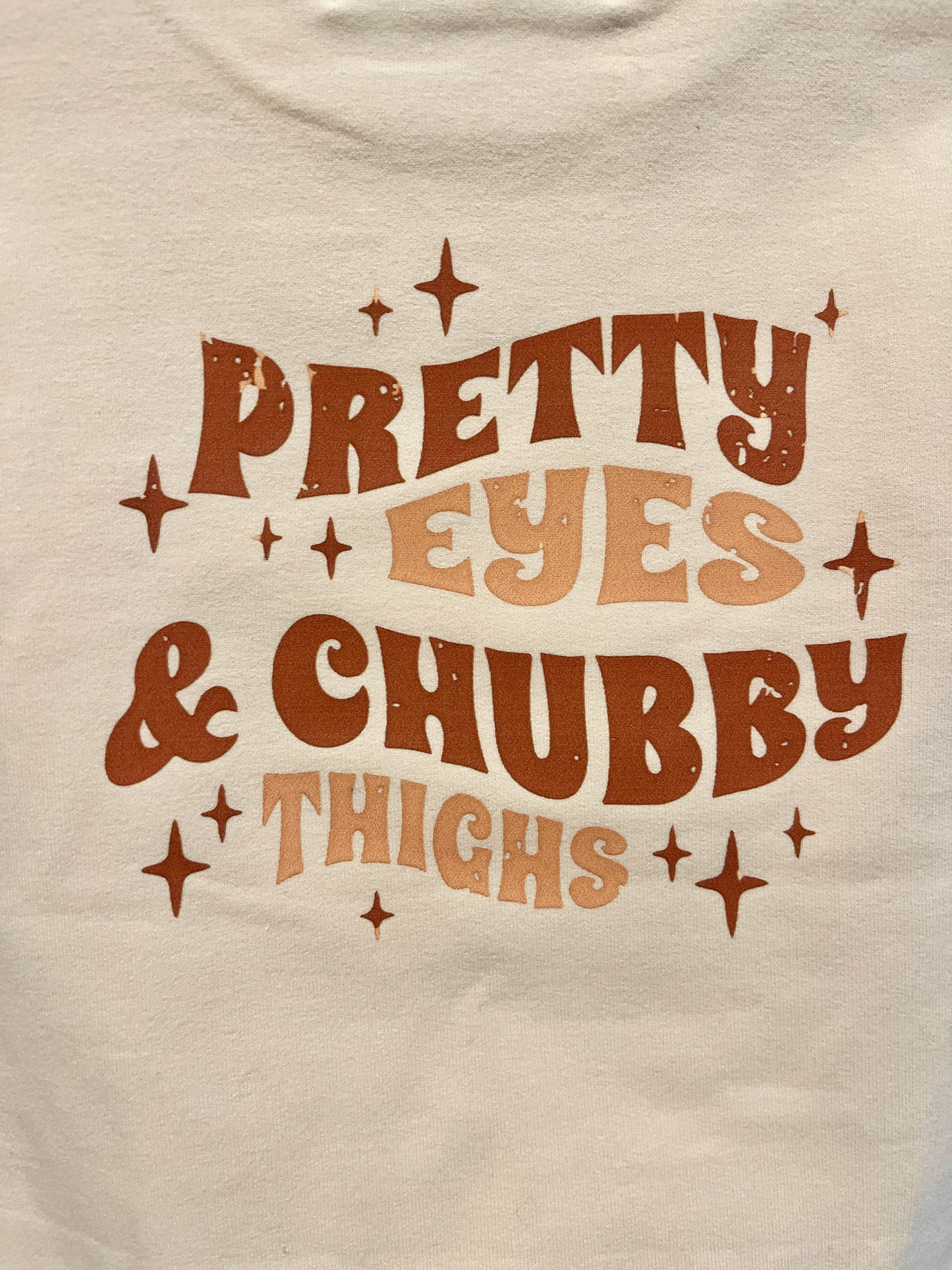 Pretty Eyes Sweatshirt Romper