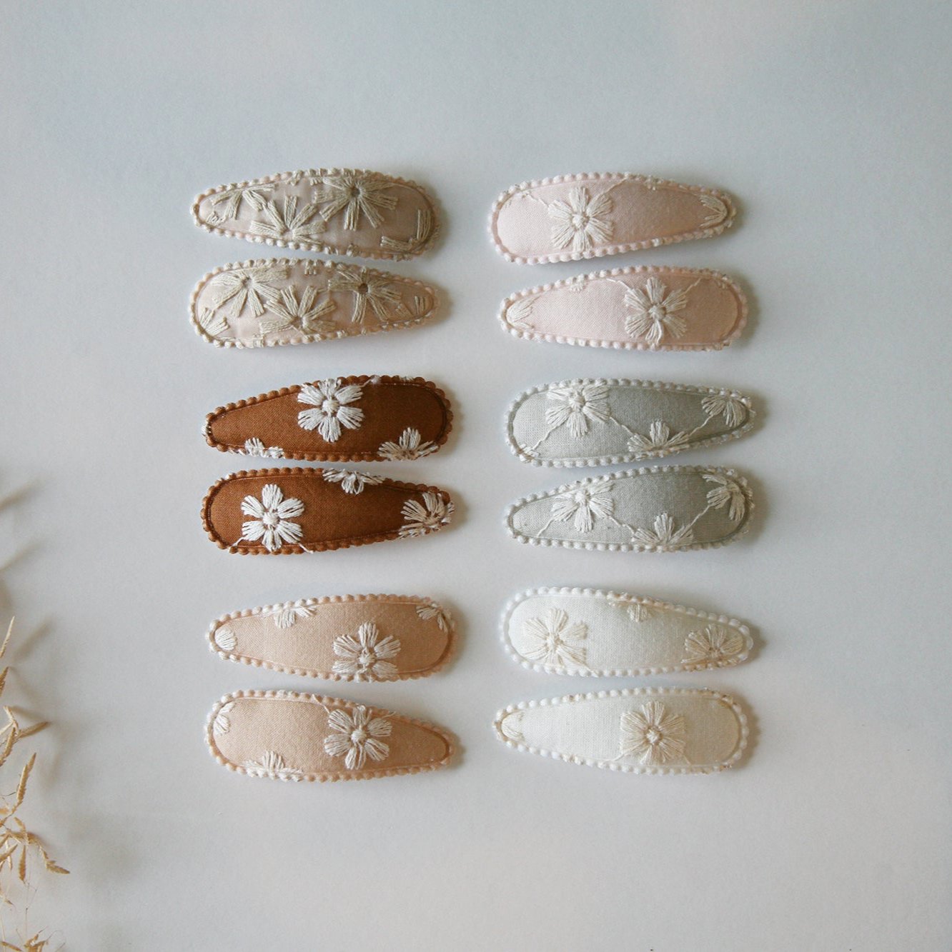 Embroidery Hair Clip