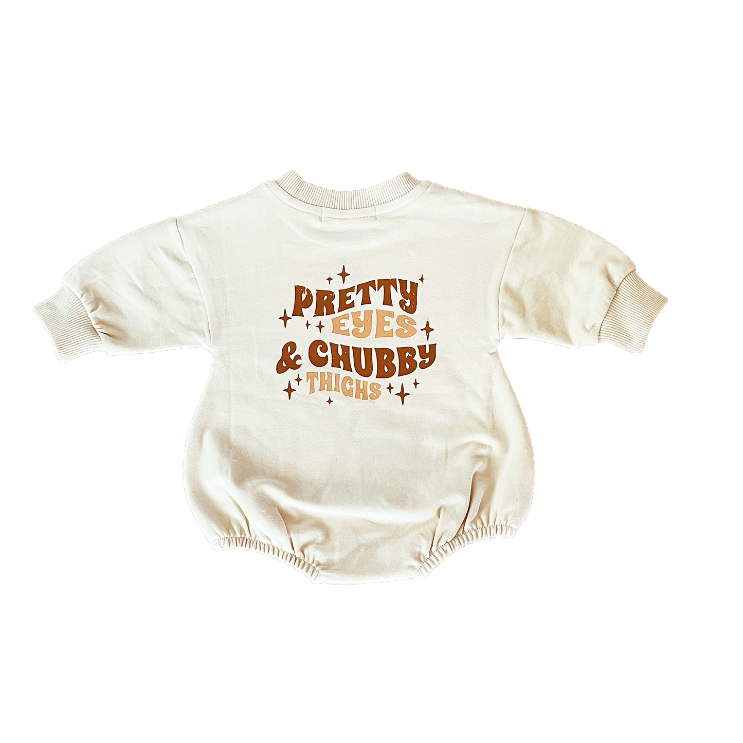 Pretty Eyes Sweatshirt Romper
