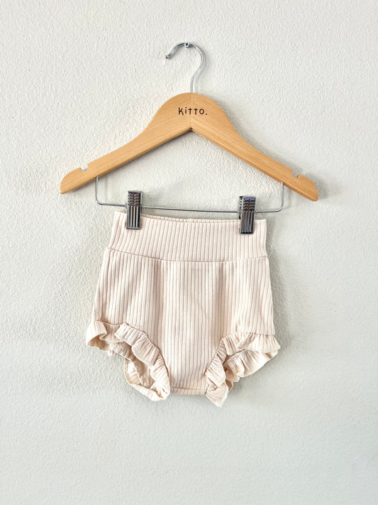 Ribbed Baby Ruffle Bloomers