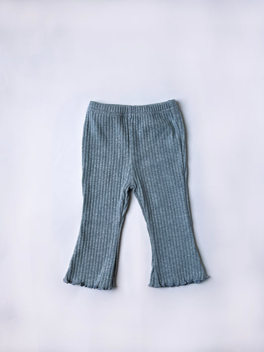Pull on Flare Pants - Gray 6-12M