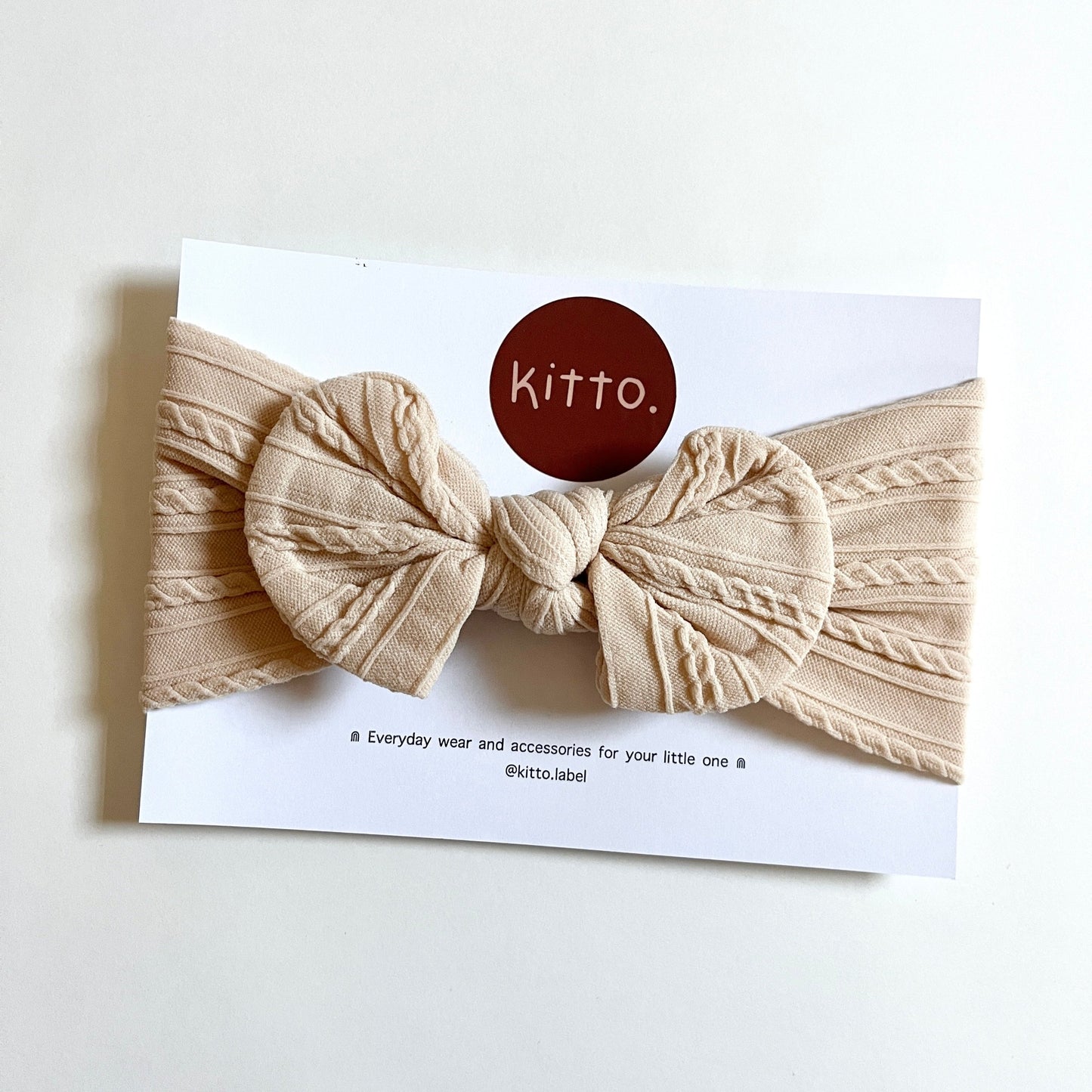 Baby Headband-Beige