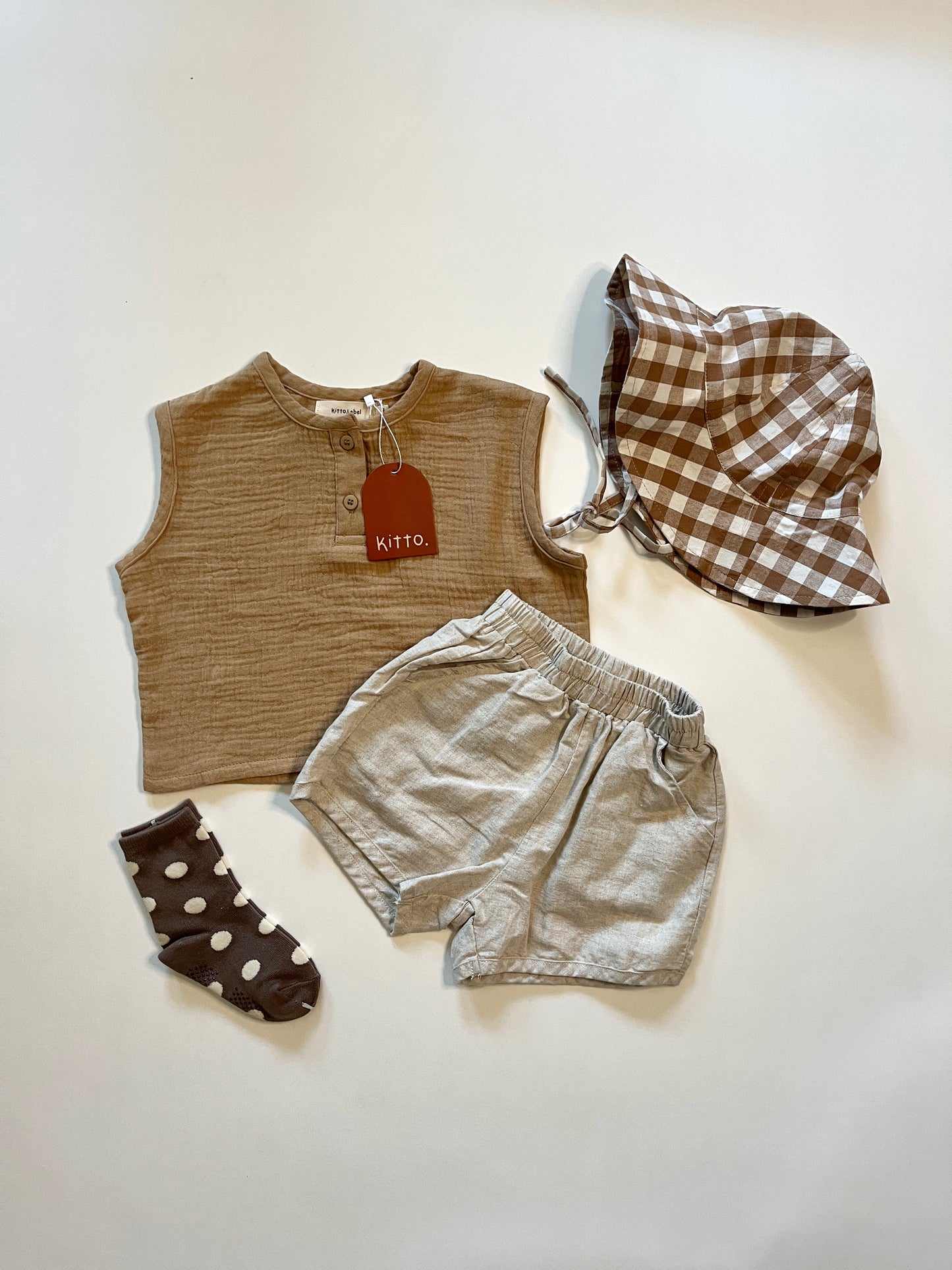 Muslin boxy tank top | Toddler summer clothings