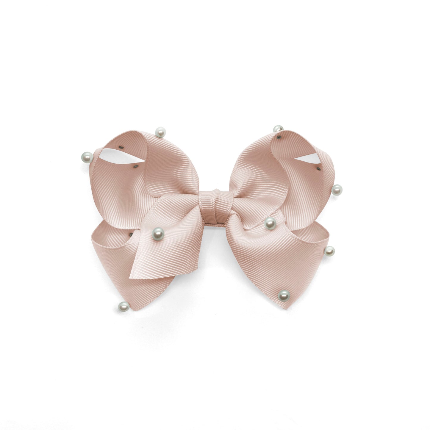 Girls Pearl Ribbin Bows Hair Clips